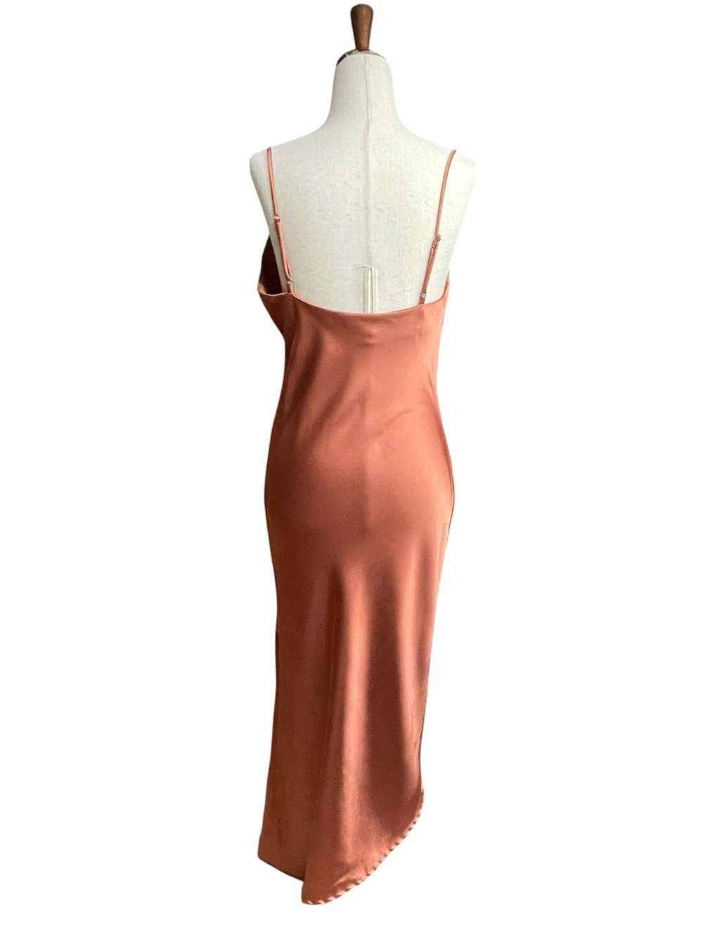 Petal & Pup Cyprus Satin Slipdress Color Rust Size 4 - Picture 8 of 13
